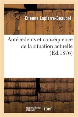 Ant dents et - ant�c�dents,